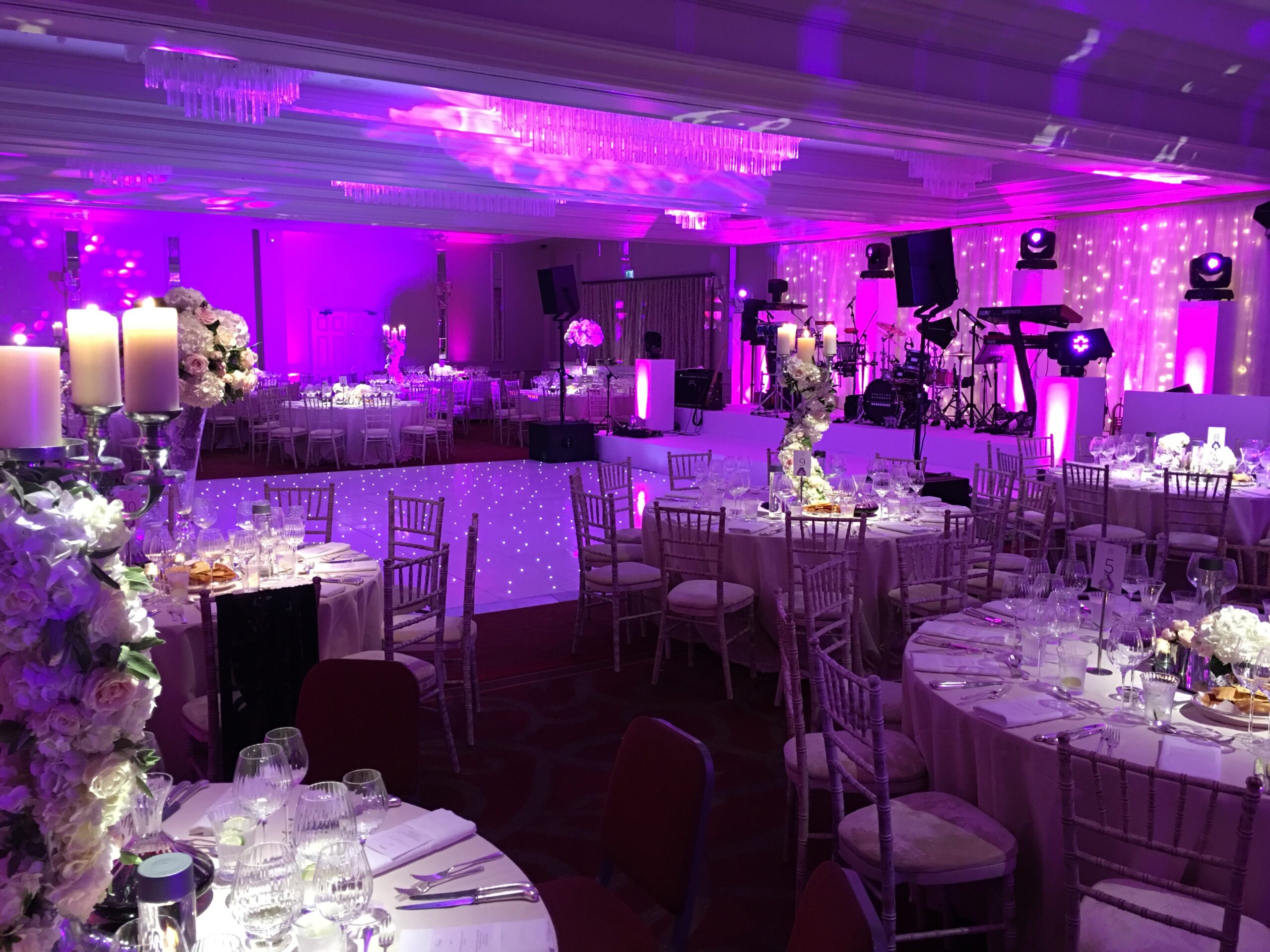 Wedding Production and the Creation Showband at Sopwell House